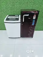 @&£ Flower design Whirlpool genius S/D fridge&LG T/L washing machine