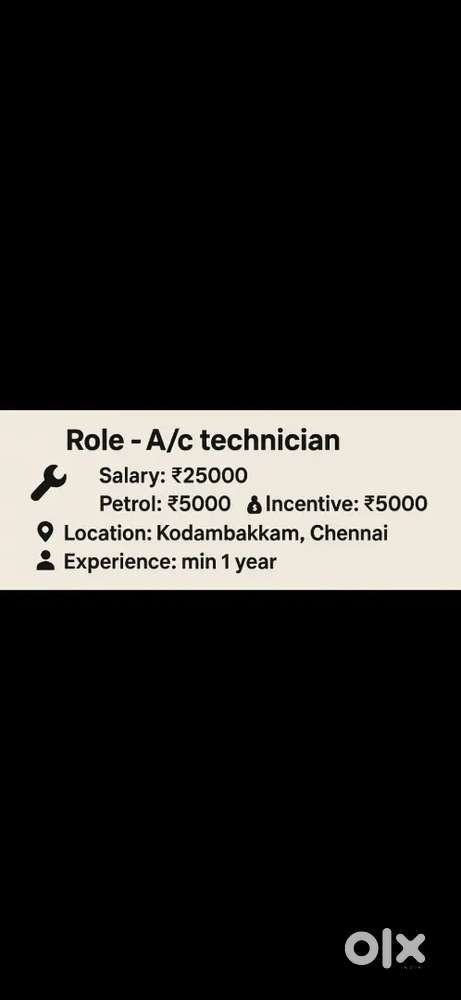 Ac technician, picker and packer,van delivery