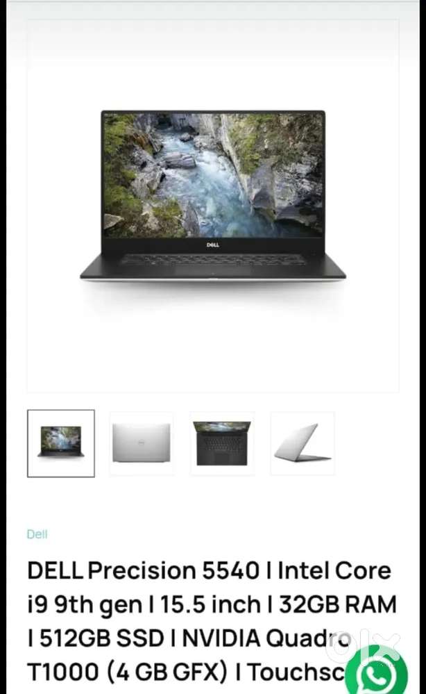 DELL Precision 5540 I i9 core 32gb Ram