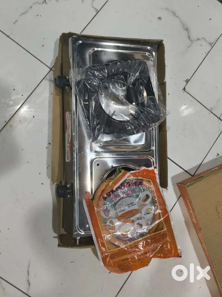 2 BURNER STOVE WITH PIPE