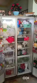 Side by side door fridge