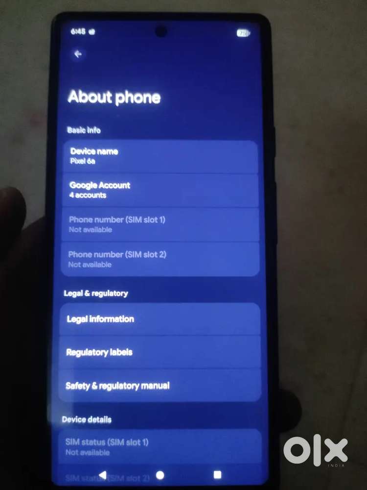 Google pixel 6a