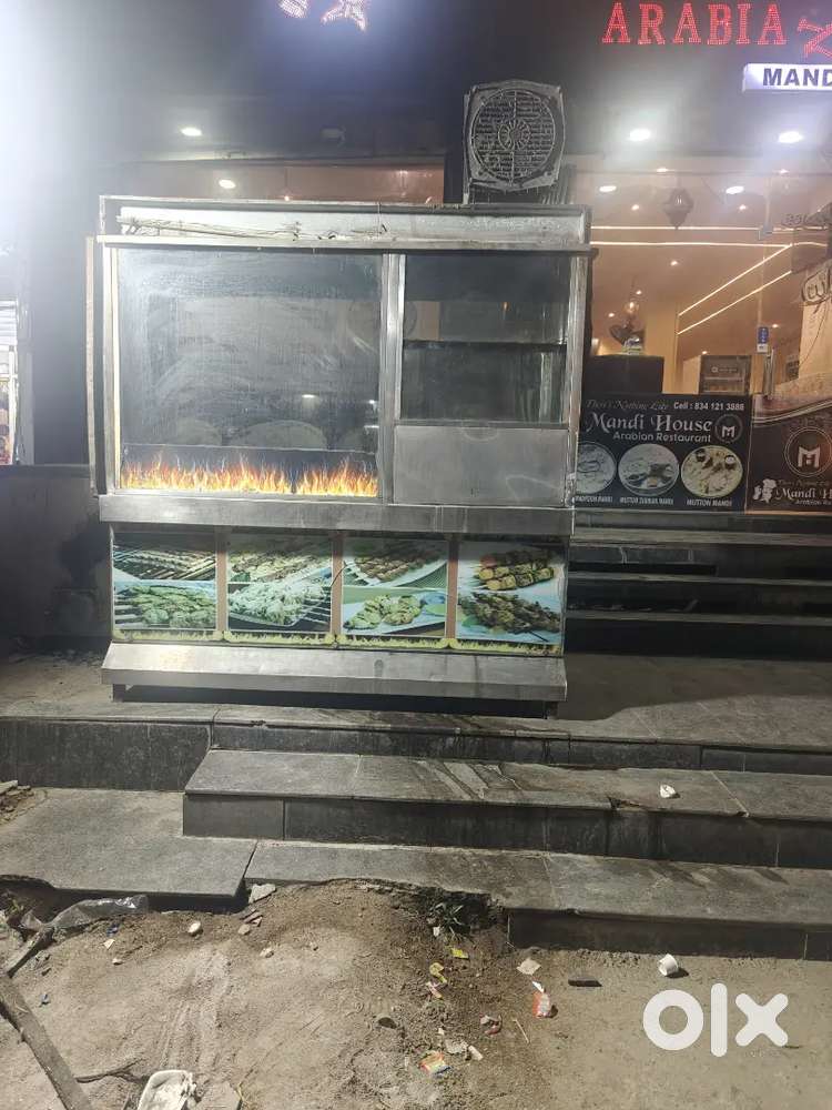 Stainless steel 6ft Chinese and kababs Stall For Sale