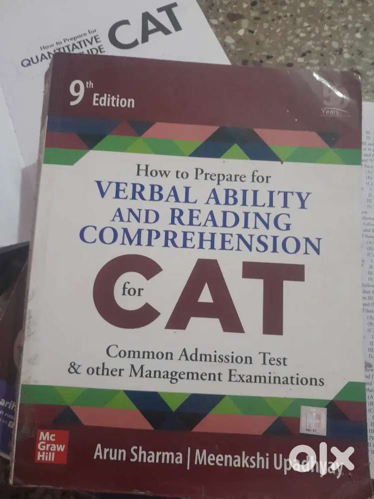 MBA CAT Preparation Books – Almost New Condition