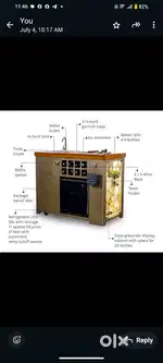 Bar cabinet