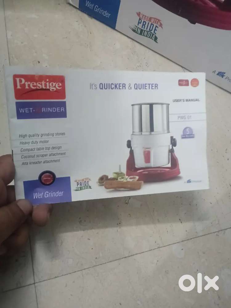 Prestige 5 Litre Wet Grinder & Mixer