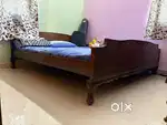 King size Teak wood cot
