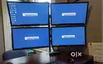 4 SCREEN Computer For Share Market and Software Development