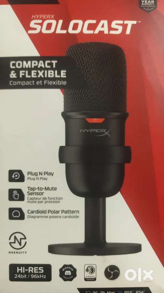 Hyperx USB microphone