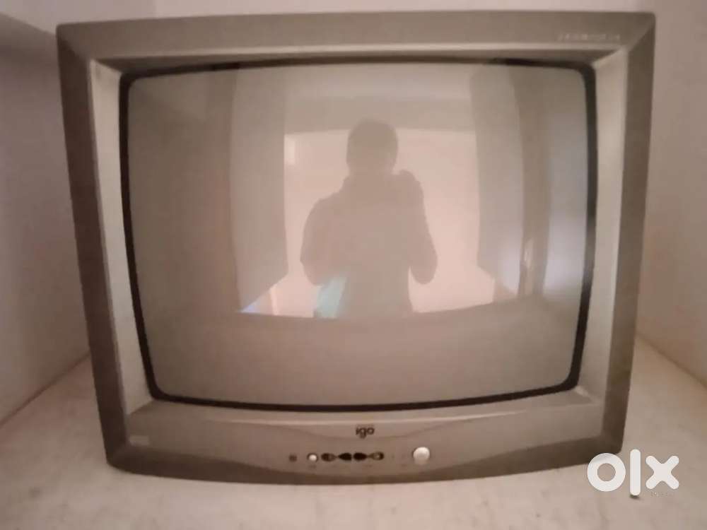 IGO Colour TV with Dual Speaker & Glass Stand