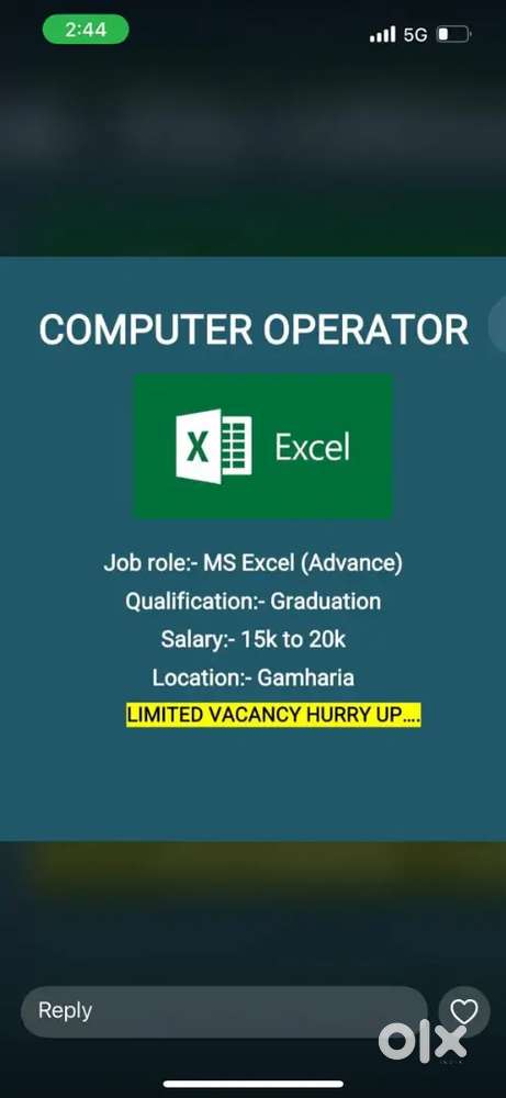 Data entry ; Banking ; Back office