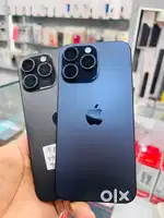 I phone 15 pro max 256 gb blue/black (jain mobile)