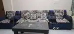 Elegant sofa set with table