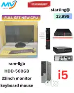 Replacement Warranty  CPU - Branded  Monitor  Keyboard Mouse