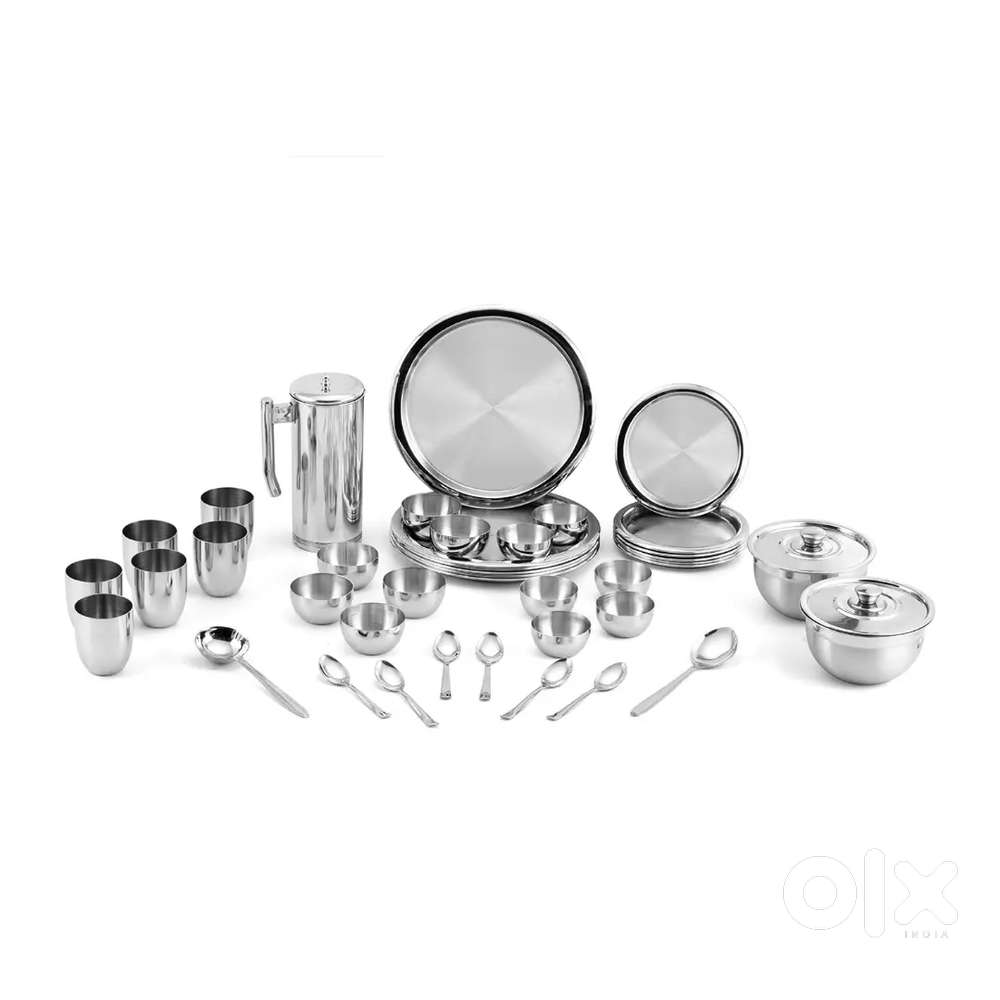 Brand new Stainless steel Dinner set 41 pieces