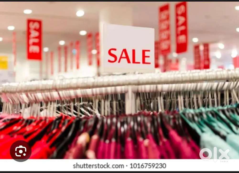 Sales job staff main counter cashier or customer management