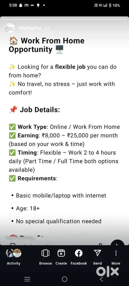 work from home