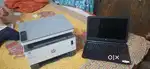 Laptop and printer