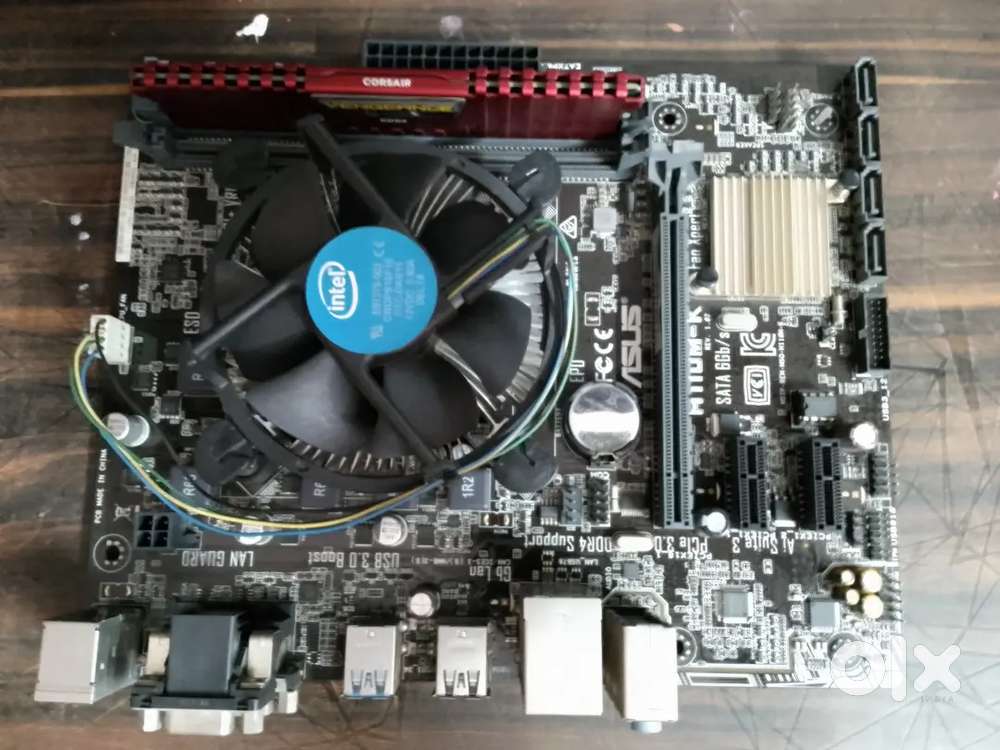 i7 6th 6700 Processer ,ASUS H110M-K board,Corsair 8 GB Ddr4 Ram