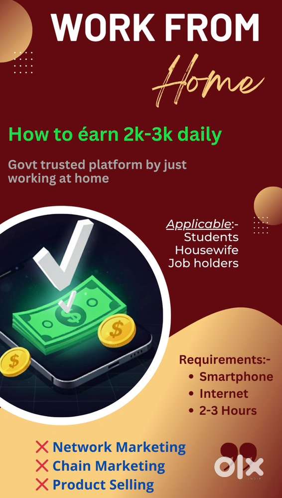 Work From Home  Genuine Online Opportunity  Training Provided