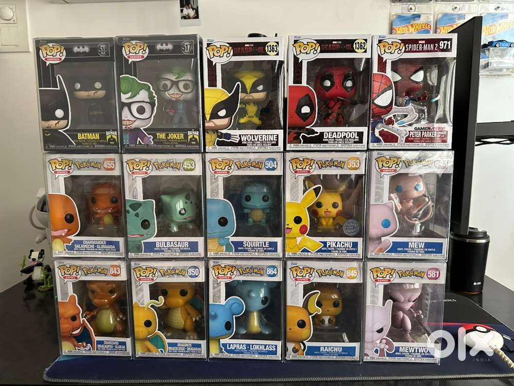 Funko pop and hotwheels ( diecast hot wheels )