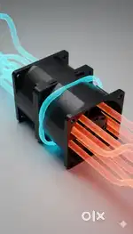 Dual propeller Small and very powerful exhaust fan