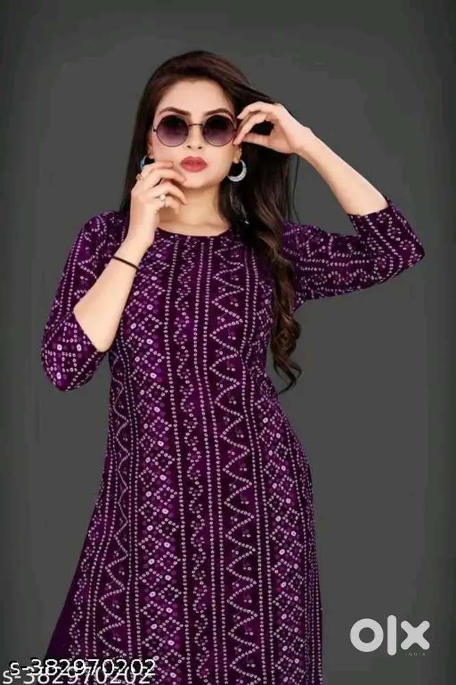 Crepe kurti lot 4000 pic he minimum 100 pic ka order rahega