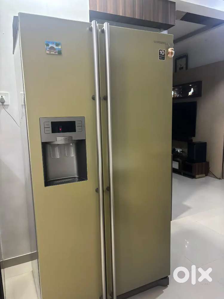 Grey colour DOUBLE DOOR [side by side] fridge