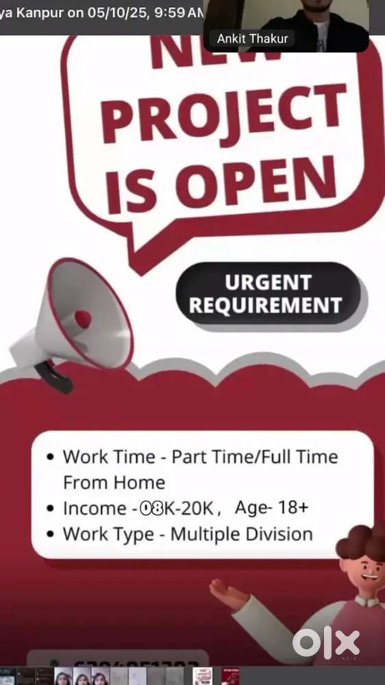 Work at home requirment 18+