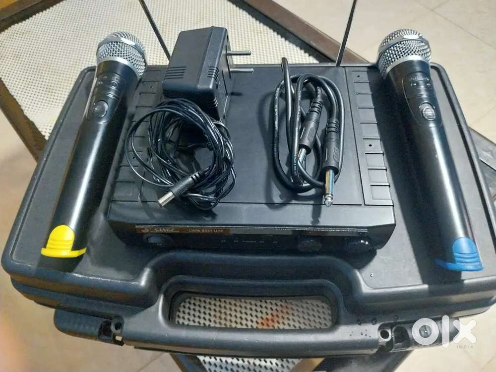 SANGE & MIPRO CORDLESS MICROPHONE UHF FOR SALE .
