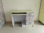 Complete full size study table with computer table