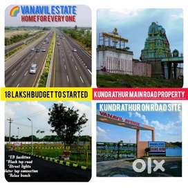 KUNDRATHUR MAIN ROAD PROPERTY RESIDENTIAL AREA PREMIUM PLOTS