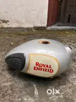 Bullet fuel tank with petrol switch + back mudguard +jaali