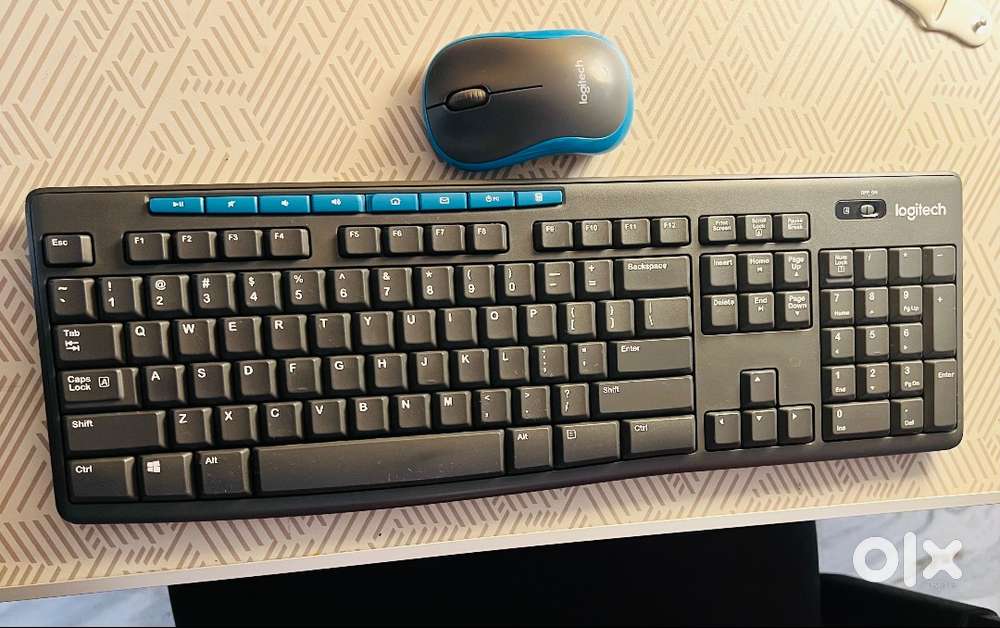 Logitech MK275 USB Wireless Keyboard and Mouse Set for Windows, 2.4 GH