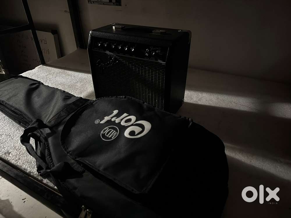 New Cort x100 with brand new fender AMP