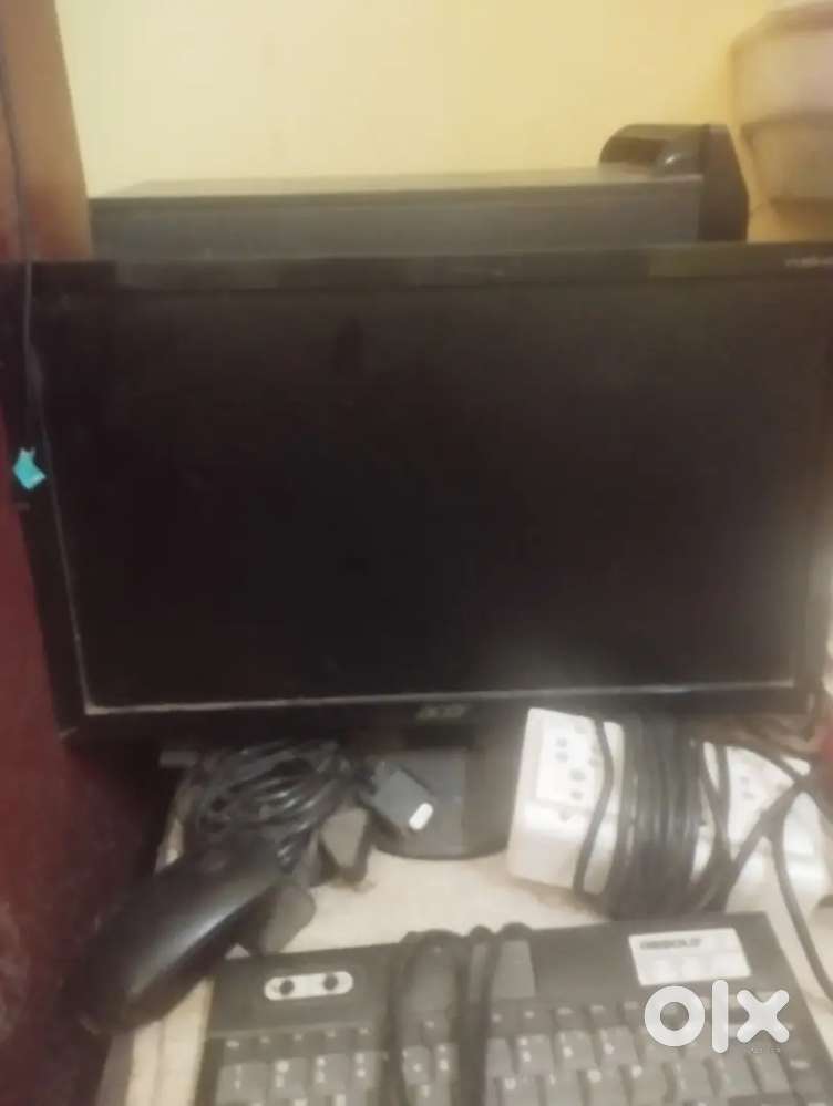 Acer monitor, lenovo cpu