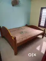Queen cot, double cot and steel almirah for sale in Udayamperoor.