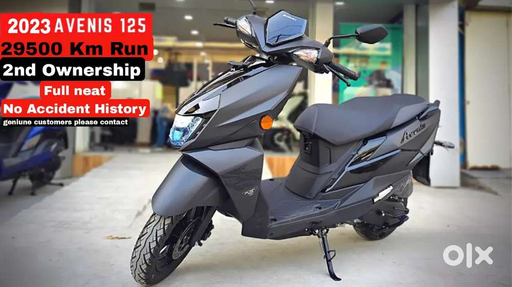 SUZUKI AVENIS MATTE BLACK BS6 BLUETOOTH EDITION