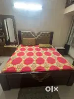 Double Bed with 2 Side Tables – Good Condition