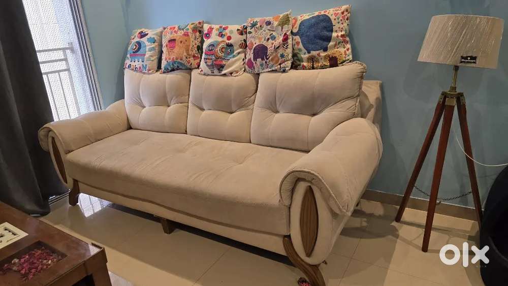Cream color sofa