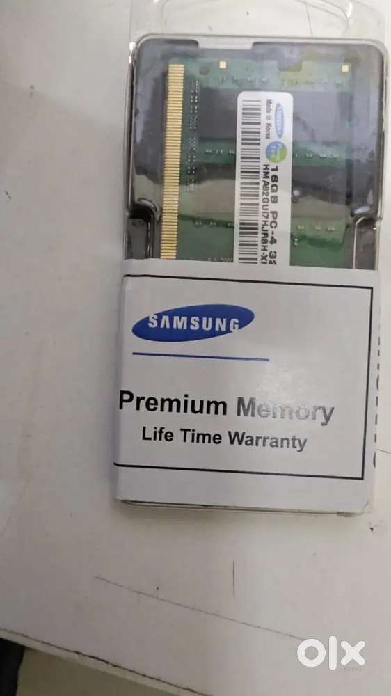 Ddr4 ram new  16gb samsung