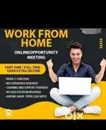Part-time/full-time work from home