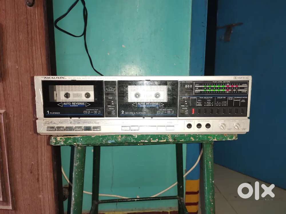 Double Deck Cassette Record Player Good Condition