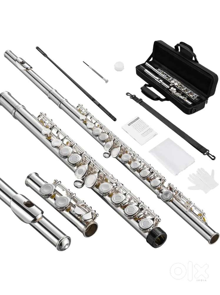 Premium Full-Size Silver Flute – Barely Used