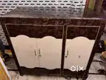 Wooden double door table!