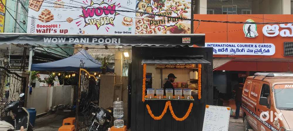 Panipuri in busy area
