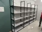 Display storage adjustable rack