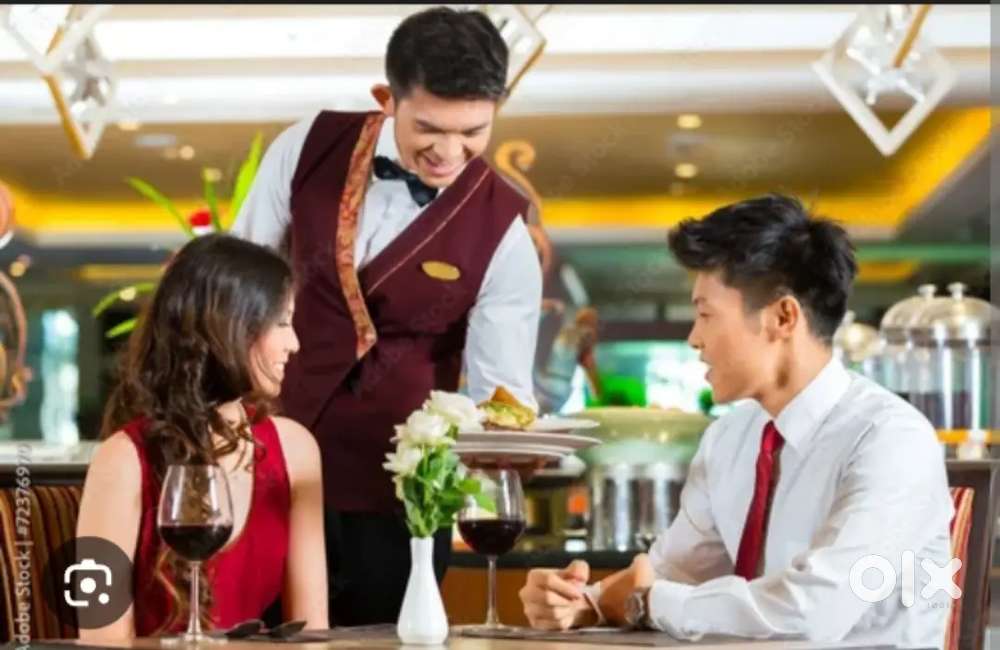 3star hotel waiter job