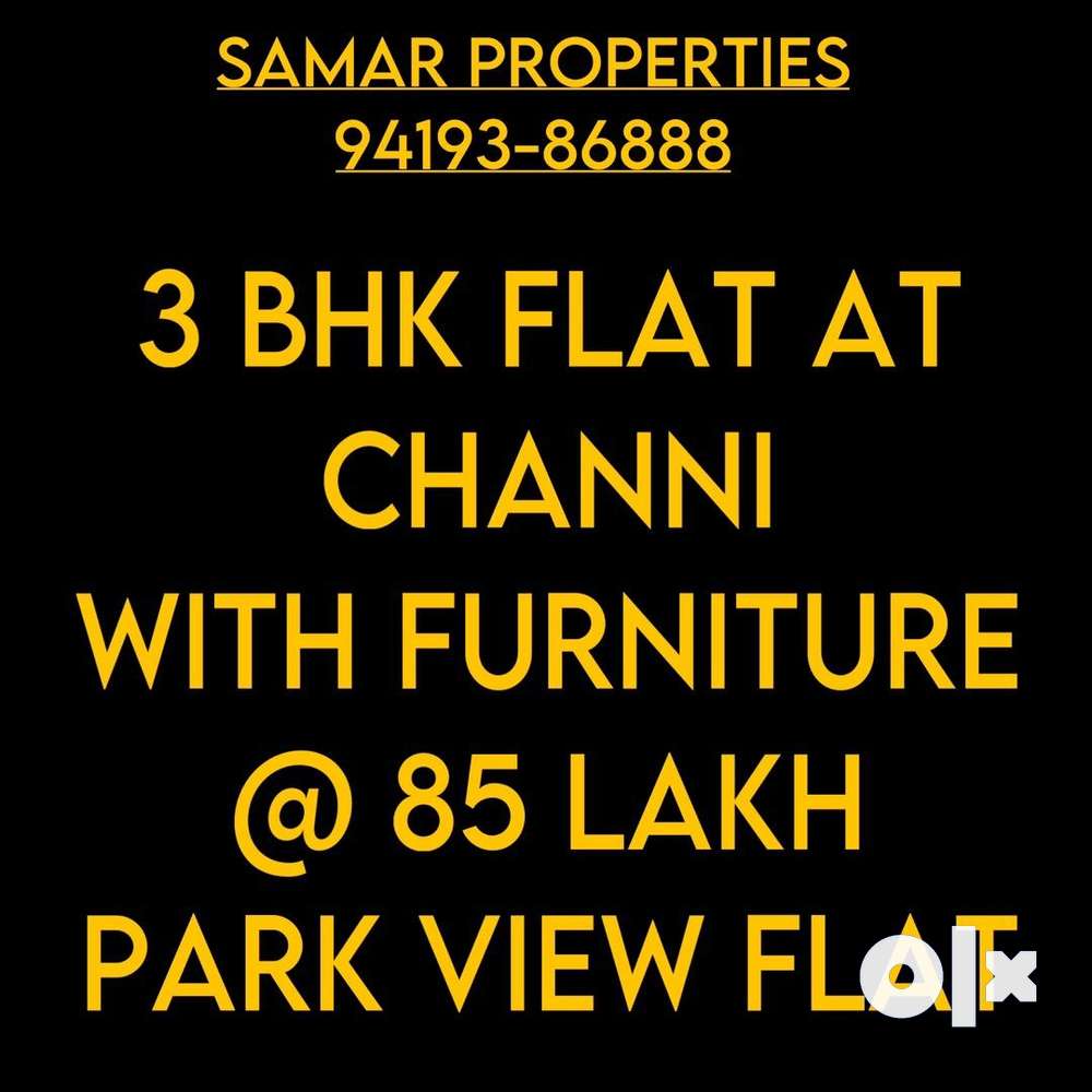3 bhk flat at channi