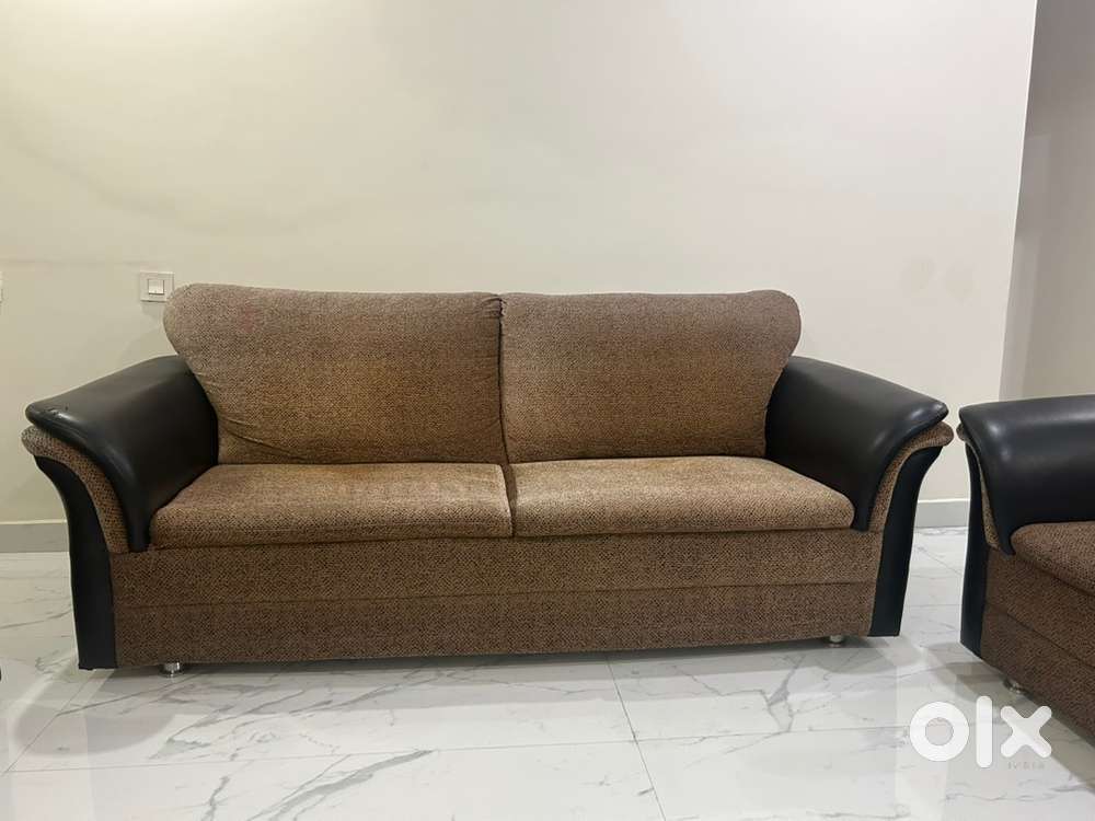Sofa set with cushions